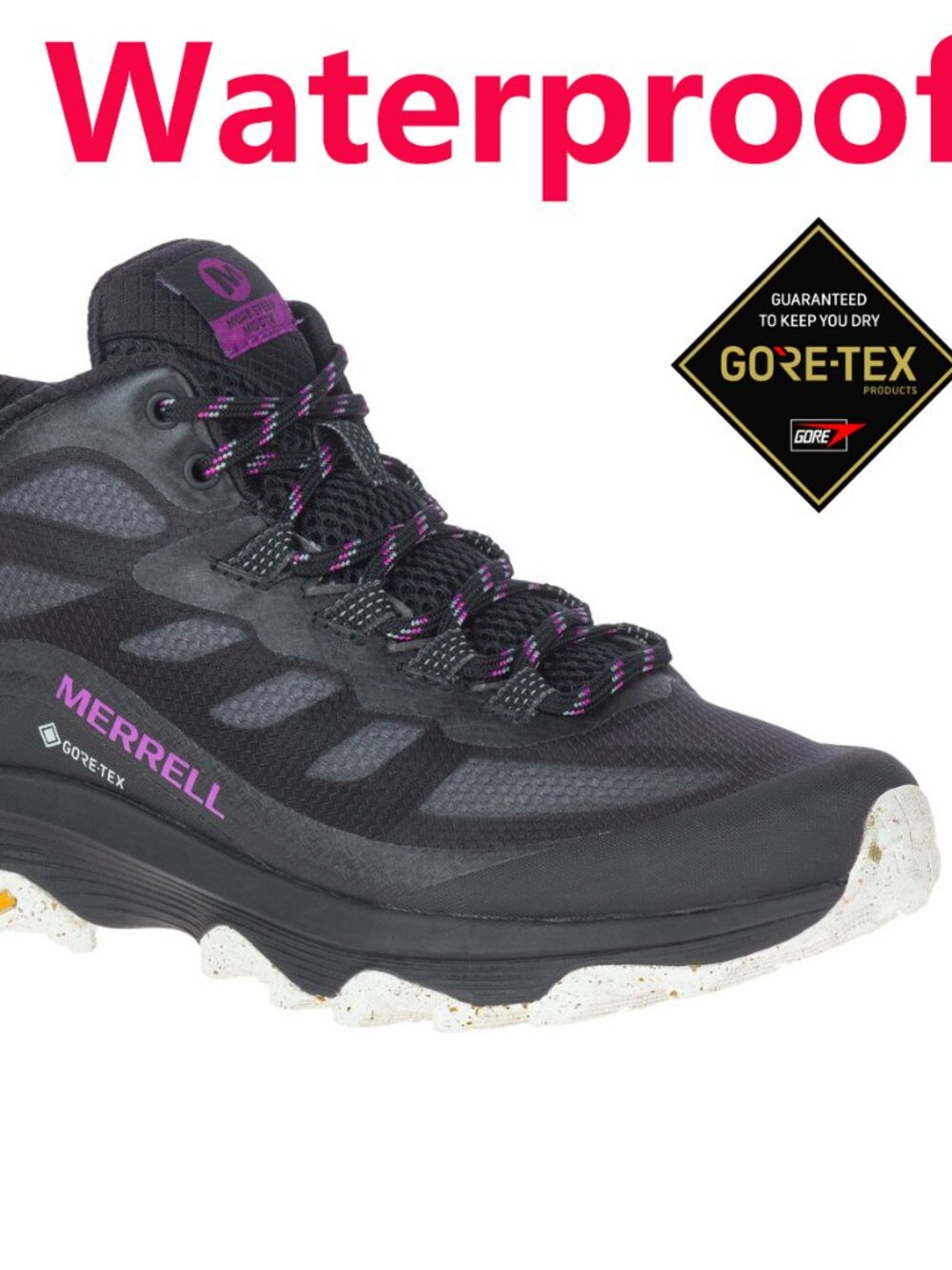 Brand New Merrell Women's Moab Speed Mid Hiking Shoes - Gore-tex, Waterproof